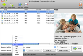 Pixillion Free Photo and Image Converter screenshot
