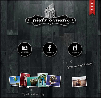 Pixlr-o-matic screenshot