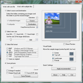 PIXresizer screenshot 2