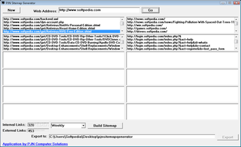 PJN Sitemap Generator screenshot