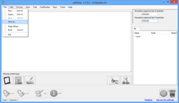 pkiNote screenshot 2
