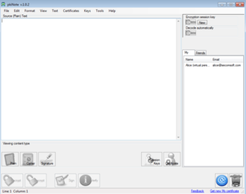 PkiNote screenshot 2