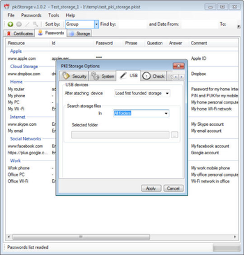 pkiStorage screenshot 3