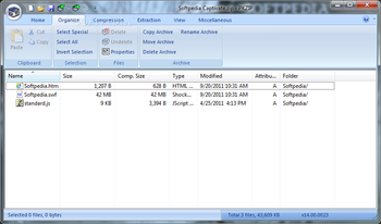 PKZIP screenshot 2