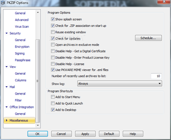 PKZIP screenshot 23