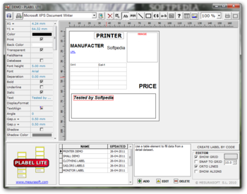 PLABEL LITE screenshot