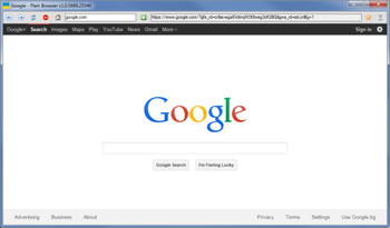 Plain Browser Portable screenshot 2