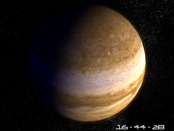Planet Jupiter 3D Screensaver screenshot 2