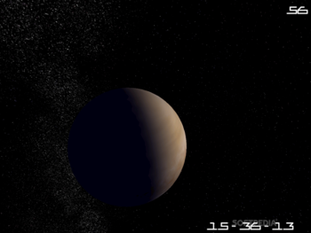Planet Venus 3D Screensaver screenshot