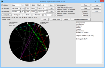 Planetary Aspects and Transits screenshot 2