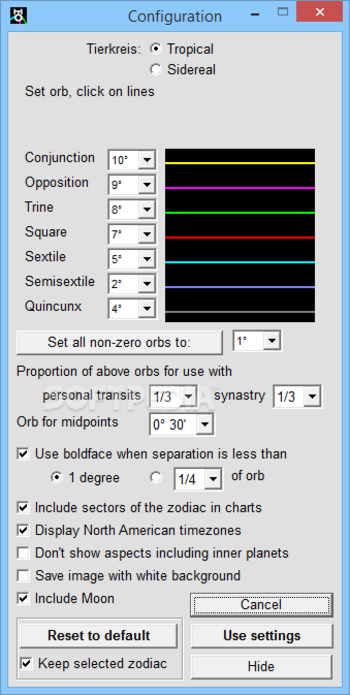 Planetary Aspects and Transits screenshot 3