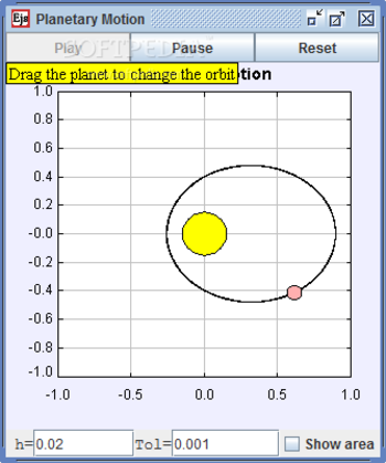 Planetary Motion screenshot