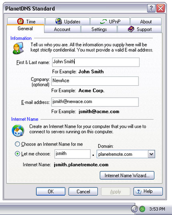 PlanetDNS Client screenshot 2