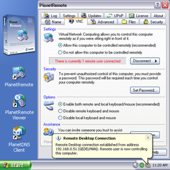 PlanetRemote Plus screenshot