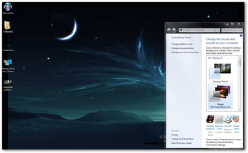 Planets Windows Theme screenshot