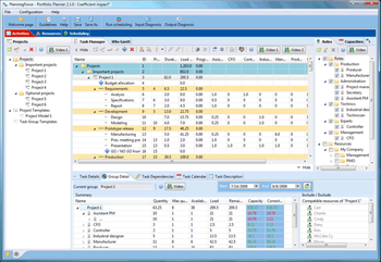 PlanningForce Portfolio Planner screenshot