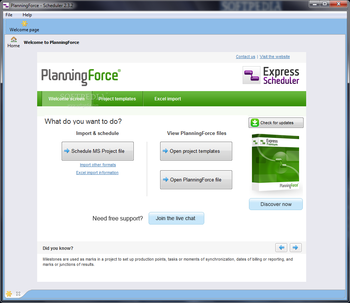 PlanningForce - Scheduler screenshot