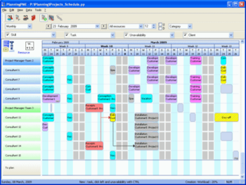 PlanningPME screenshot