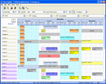 PlanningPME screenshot 2