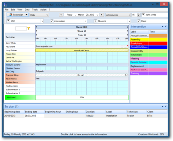 PlanningPME screenshot