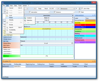 PlanningPME screenshot 3