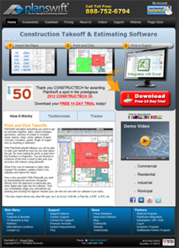 Planswift screenshot