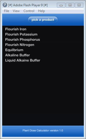 Plant Dose Calculator screenshot