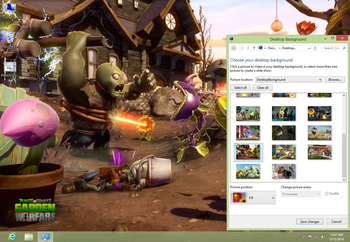 Plants vs. Zombies: Garden Warfare Theme screenshot