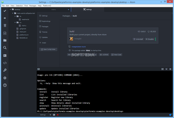 PlatformIO IDE screenshot 5