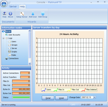 PlatinumFTP 2007 screenshot