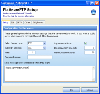 PlatinumFTP 2007 screenshot 2