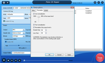 Plato CD Ripper screenshot 3