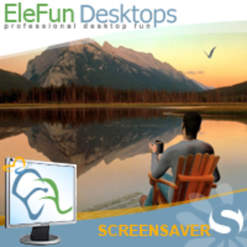 Plato's Lake - Animated Screensaver screenshot