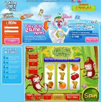 Play LaLaLoot Online Free Signup Bonus screenshot