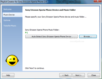 Playlist Creator for Sony Ericsson Xperia Phone screenshot