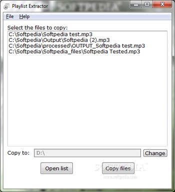 Playlist Extractor screenshot