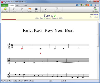 PlayPerfect Music Practice screenshot 2
