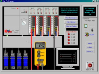 PLC Training - RSlogix Simulator screenshot