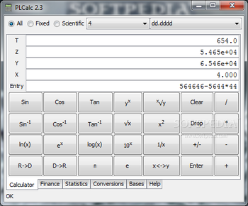 PLCalc screenshot