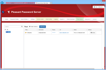Pleasant Password Server screenshot