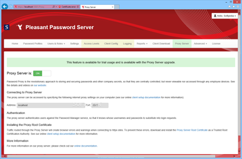 Pleasant Password Server screenshot 11