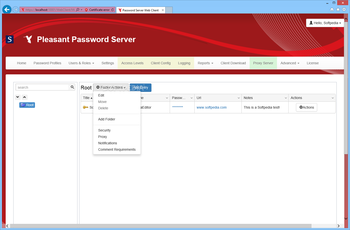 Pleasant Password Server screenshot 3