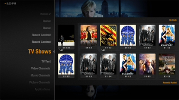 Plex Media Center screenshot