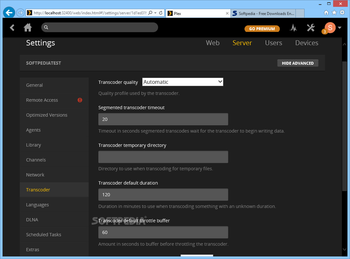 Plex Media Server screenshot 22