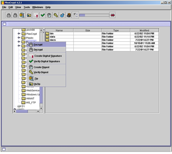 PlexCrypt Compression - Encryption screenshot 2