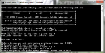 PLINK screenshot