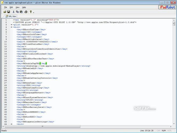 plist Editor for Windows screenshot 2