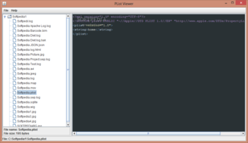 PList Viewer screenshot