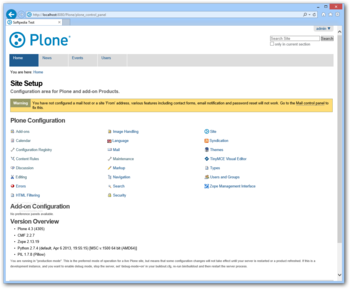 Plone screenshot 11