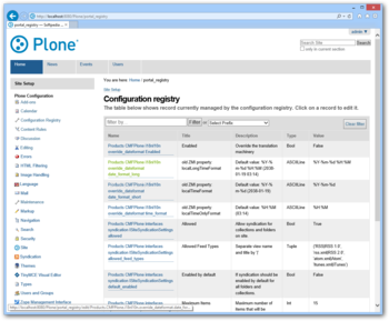 Plone screenshot 13